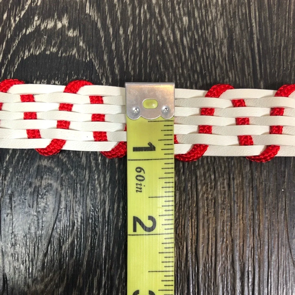 Vintage Braided Leather Belt